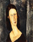 Amedeo Modigliani, Blue Eyes ( Portrait of Madame Jeanne Hebuterne )